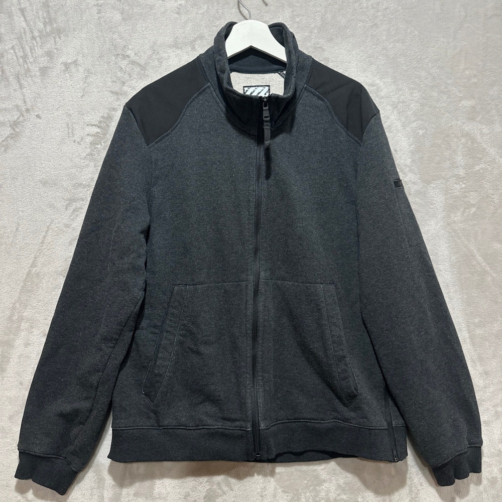 Viktos Navarone Fleece Jacket Mens Large Gray Full Zip Tactical Outdoor Coat